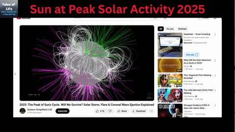 Sun at Peak Solar Activity 2025