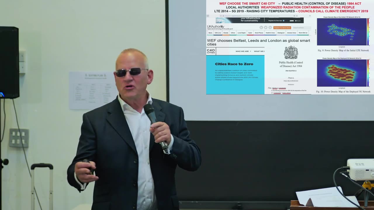 THE LONDON TALK OVER THE 5G LED ELECTRONIC ASSAULT PART 1
