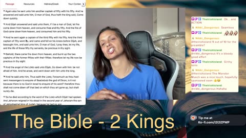 The Bible! 2 Kings 1 to 5