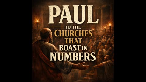 Paul to the Churches That Boast in Numbers | Faithfulness Over Crowds