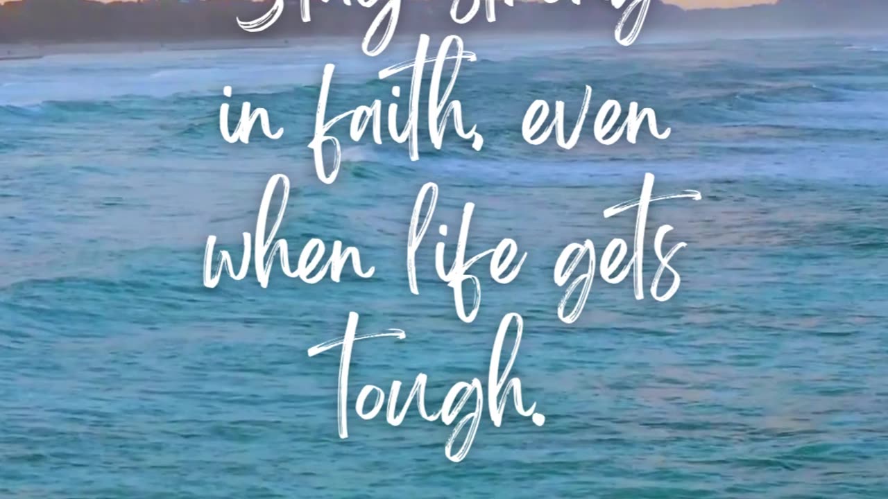 With God's strength, you can overcome anything. 💪