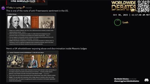 0138 WIDESTREAM - Worldwide Debates - YouTube/Twitch/Rumble