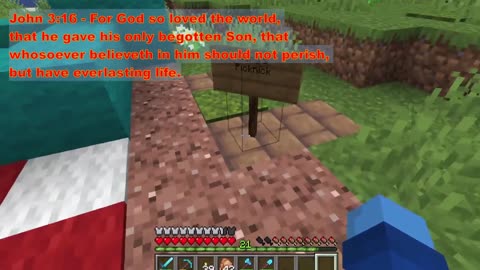 Minecraft Love Scripture KJV John 3:16