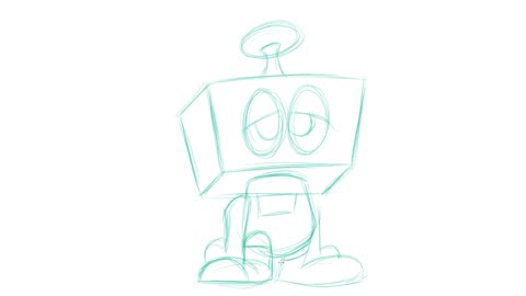 Lets draw a robot