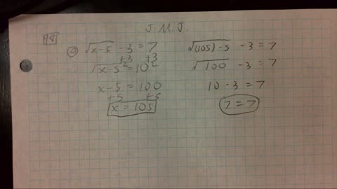 Saxon Algebra 2 Lesson 48 (a)