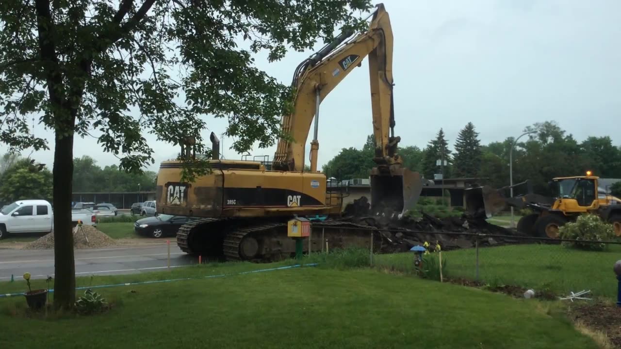 ASMR CAT Excavator Working Deep Earth Sounds