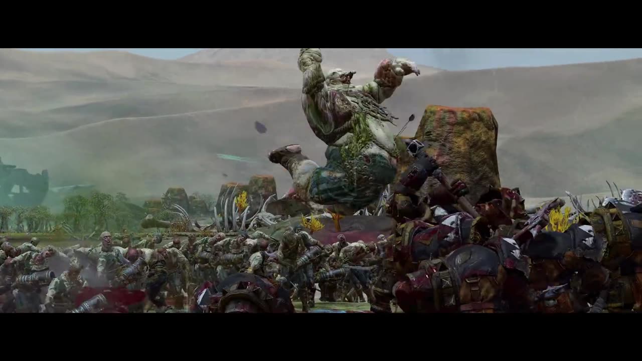 Cinematic Battle Swamp of Terror-VAMPIRE COAST ⚔️ GREENSKINS- Total War WARHAMMER Cinematic Battle