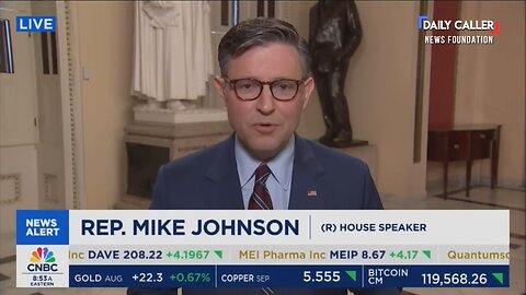 Mike Johnson on Trump: ‘His Approval Ratings Are Skyrocketing'
