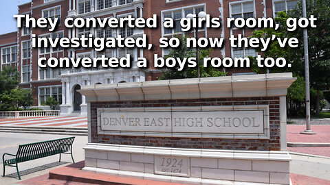Denver High School Converts 2nd Restroom to All-Gender to Own Trump After Civil Rights Investigation 