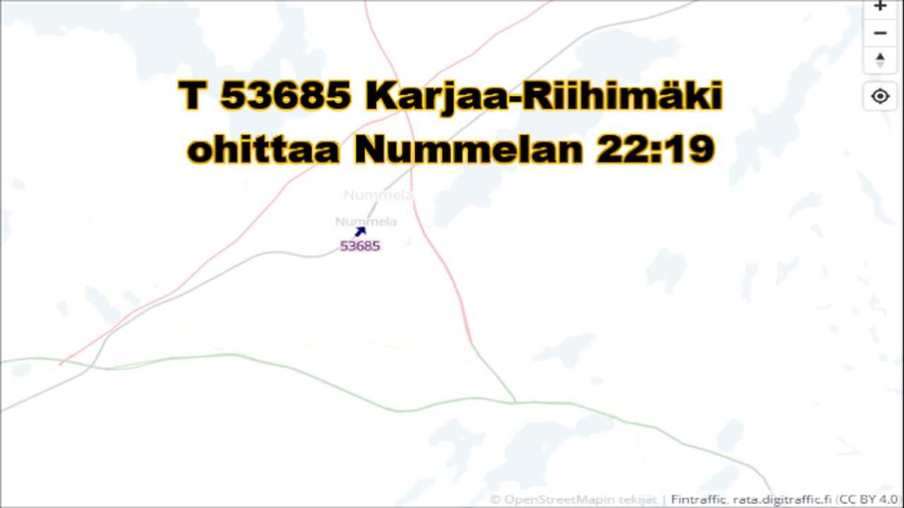 T 53685 ohittaa Nummelan