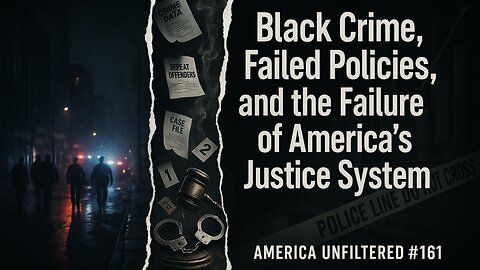 Black Crime, Failed Policies, and the Failure of America’s Justice System | America Unfiltered #161
