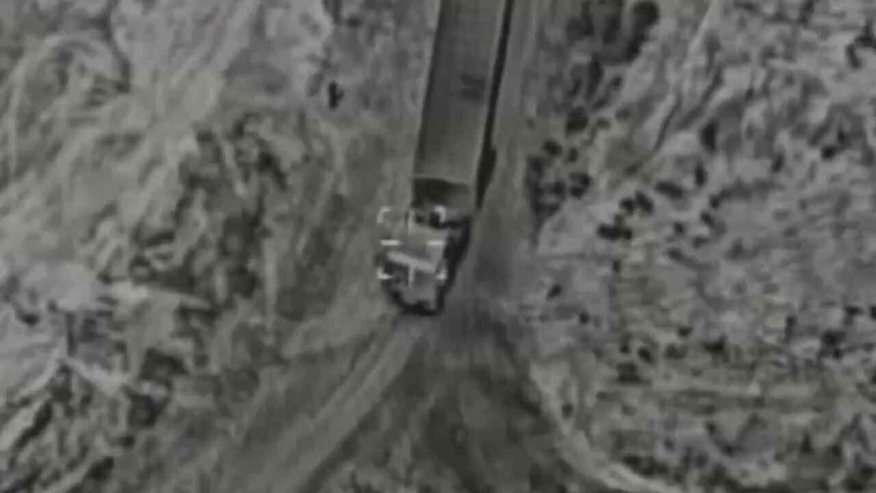 IAF handles a ballistic missile launcher.