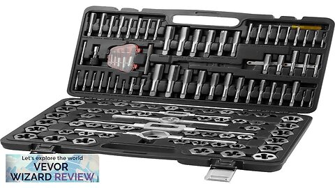 VEVOR Tap and Die Set 116-Piece Include Metric and SAE Size Bearing Review