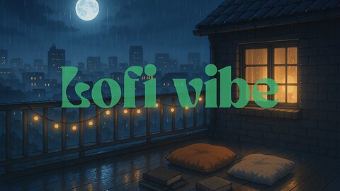 Moonlit Rooftop – Chill Lofi Beat to Study, Relax, and Focus 🌙