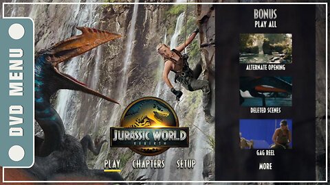 Jurassic World: Rebirth - DVD Menu