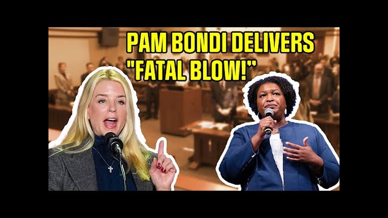 Stacey Abrams No Way Back Pam Bondi Uncovers 2B Scandal!