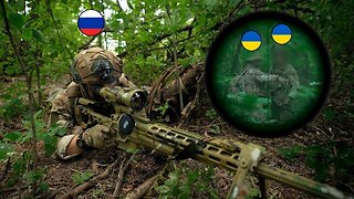Russian Sniper Strike from 1500 Meters Targets Ukrainian Forces
