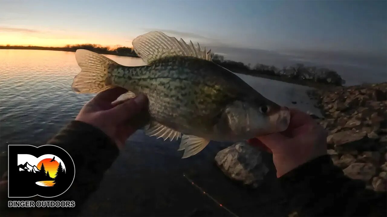 Pre Spawn Fishing For Crappie My First Open Water Fish Of 2025