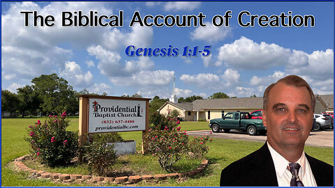 The Biblical Account of Creation