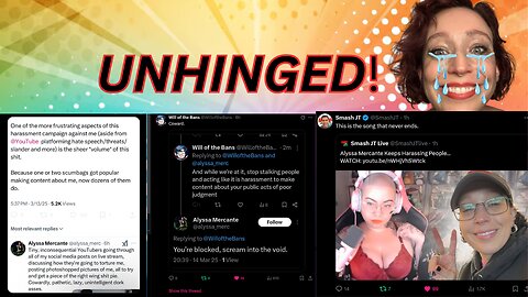 Alyssa Mercante WILL NOT STOP, reacting to WillOfTheFans and SmashJT, Chill stream