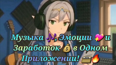 Музыка 🎶, Эмоции 💖 и Заработок 💰 в Одном Приложении! 📻🔥