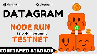 Datagram Network Testnet Node Run Full Guide Free to Join || $DGRAM Confirmed Airdrop