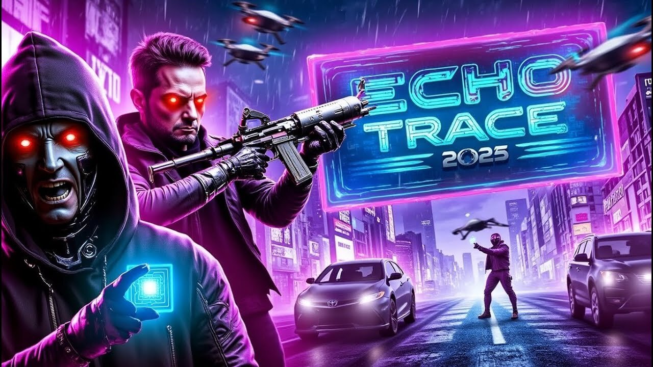 ECHO TRACE (2025) | Official Cyberpunk Thriller Trailer