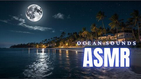 ASMR Ocean Waves + Gentle Breeze for Deep Relaxation