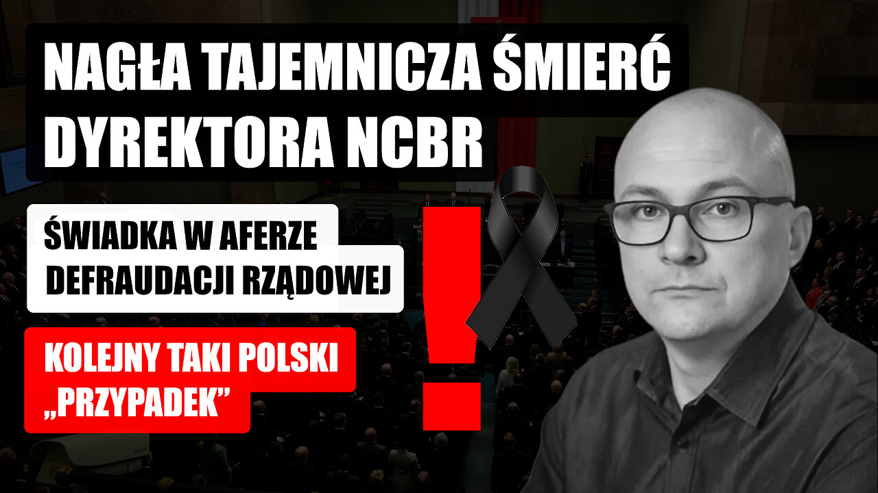Śmierć świadka w aferze rządowej † Maciej Grzegorzewski nie żyje! - dyrektor NCBR