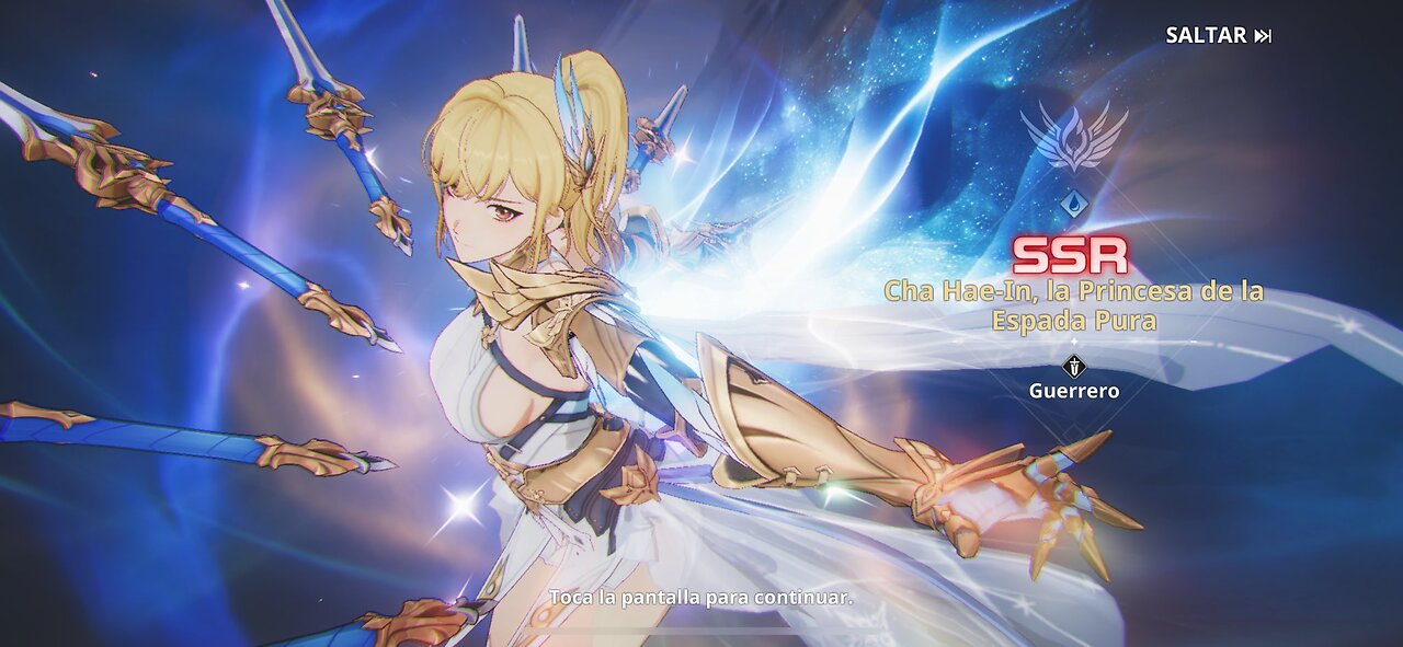 Solo Leveling Arise 1st Anniversary Banner Gameplay Cha Hae-In laprincesa de la espada pura