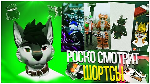 🐺 Роско смотрит Shorts Грини, Мэджика, Реди, Блуби