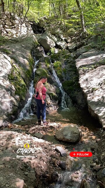 BEAUTIFUL TRAIL SIDE WATERFALL