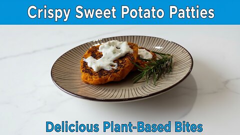 Sweet Potato Chickpea Patties: A Flavorful Fling!