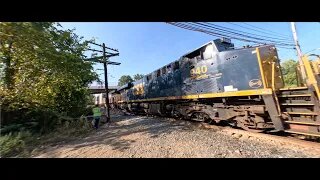 CSX I136 Intermodal Train from Akron, Ohio September 13, 2025