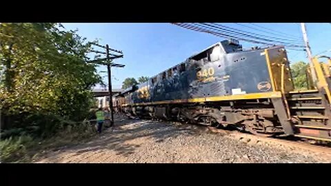 CSX I136 Intermodal Train from Akron, Ohio September 13, 2025