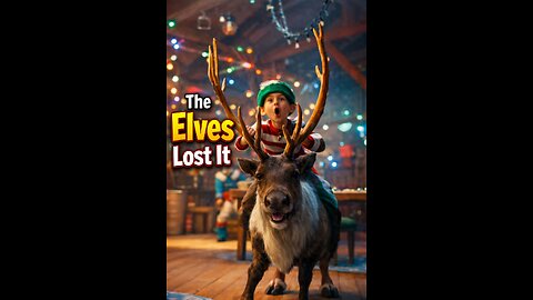 Santa Walks In on an Elf Techno Party 😳🎄