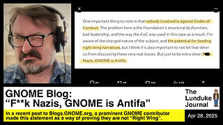 GNOME Blog: "F**k Nazis, GNOME is Antifa"
