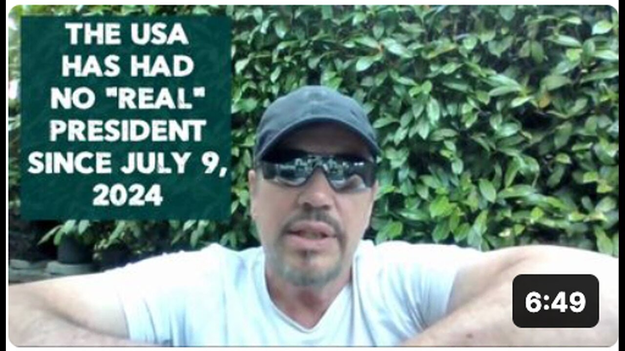 "Absence of a 'Real' President in the USA Since July 9, 2024"