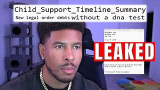 LowTierGod's LEAKS HIS CHILD SUPPORT in a Text Document