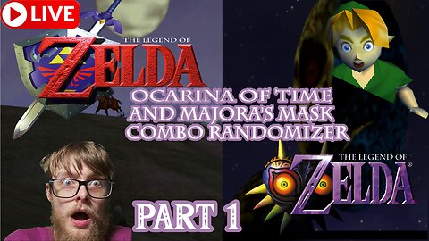 🔴 PART1! Zelda Ocarina of Time/Majora's Mask Combo Randomizer! Actual N64 Hardware!! 1440p!