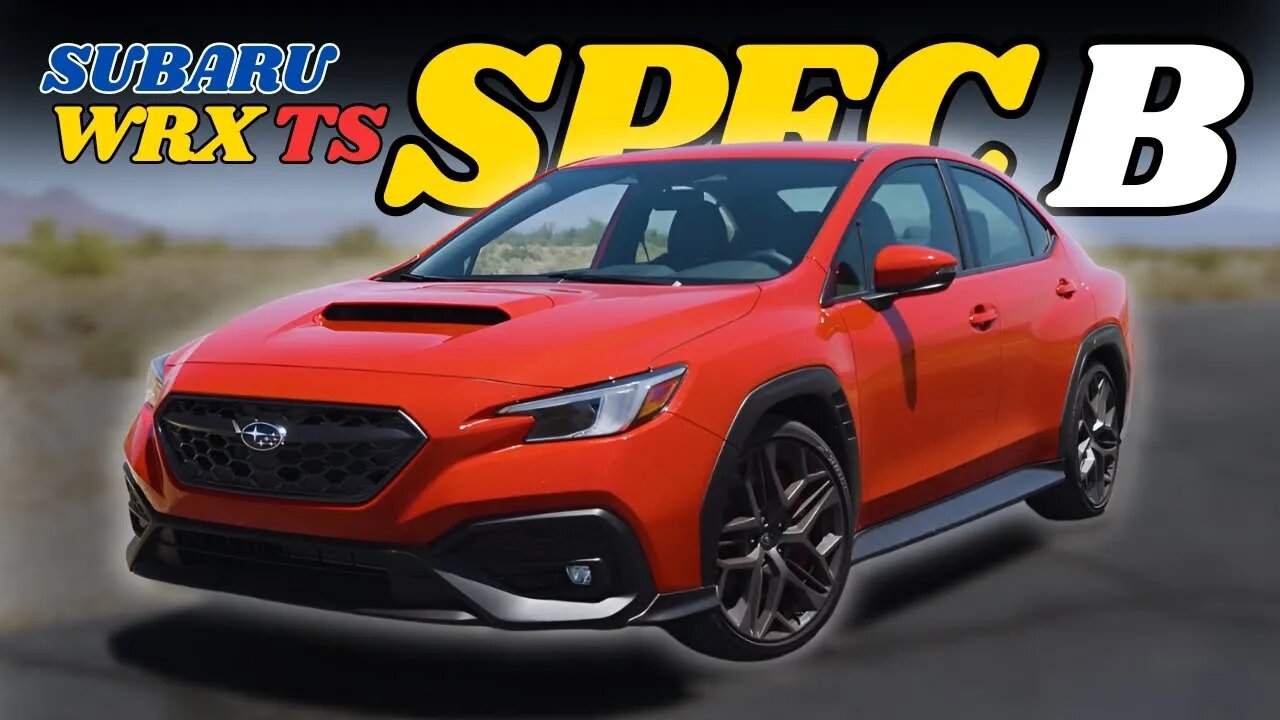 Subaru WRX tS Spec B: Massive Wing, Upgraded Features – But Still No STI! @AutoMotoc ​