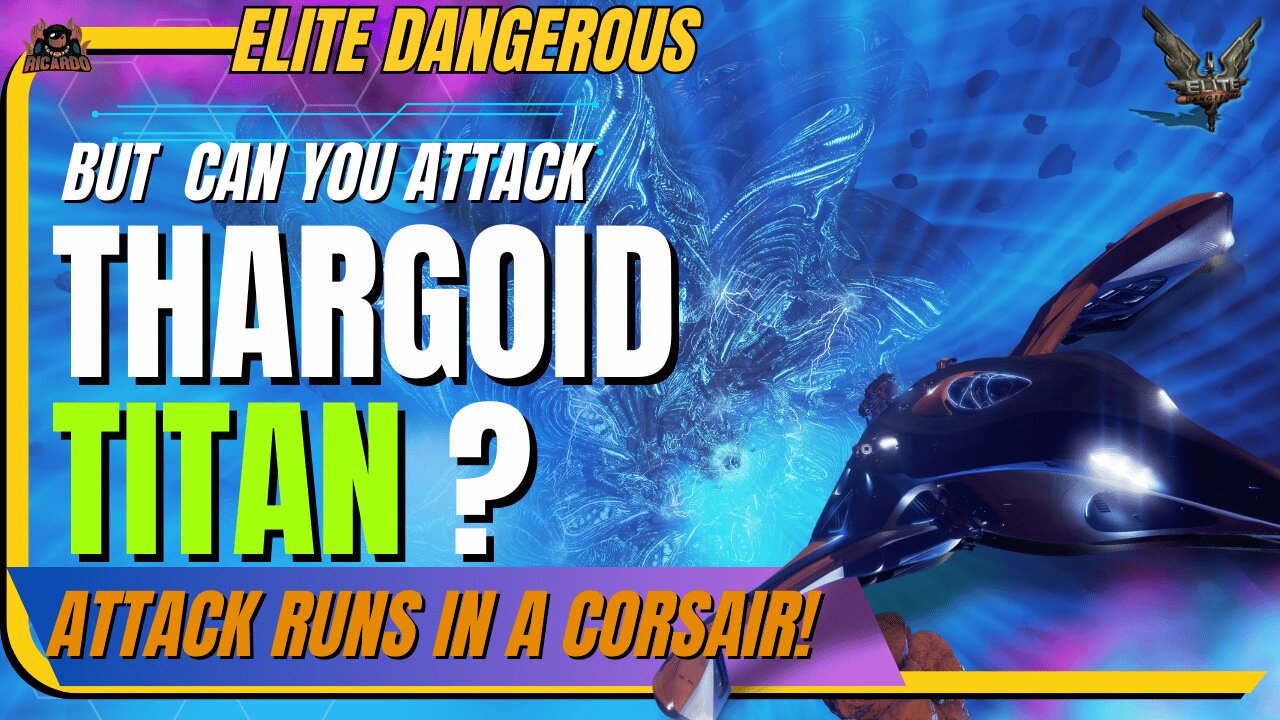 Can you attack a THARGOID TITAN in a CORSAIR?
