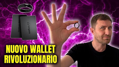 NUOVO WALLET CRYPTO💥⭕ IL PRIMO WALLET INDOSSABILE 🛡️(TANGEM RING: SICURO, STILOSO, RIVOLUZIONARIO!)