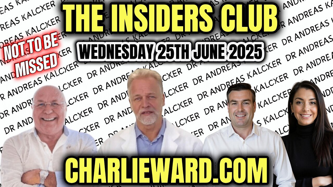 THE INSIDERS CLUB WITH CHARLIE WARD, DR ANDREAS KALCKER & PAUL BROOKER