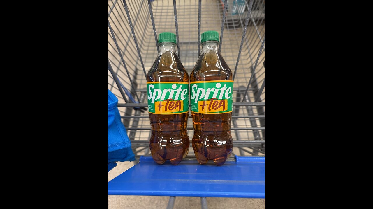 trying sprite + tea