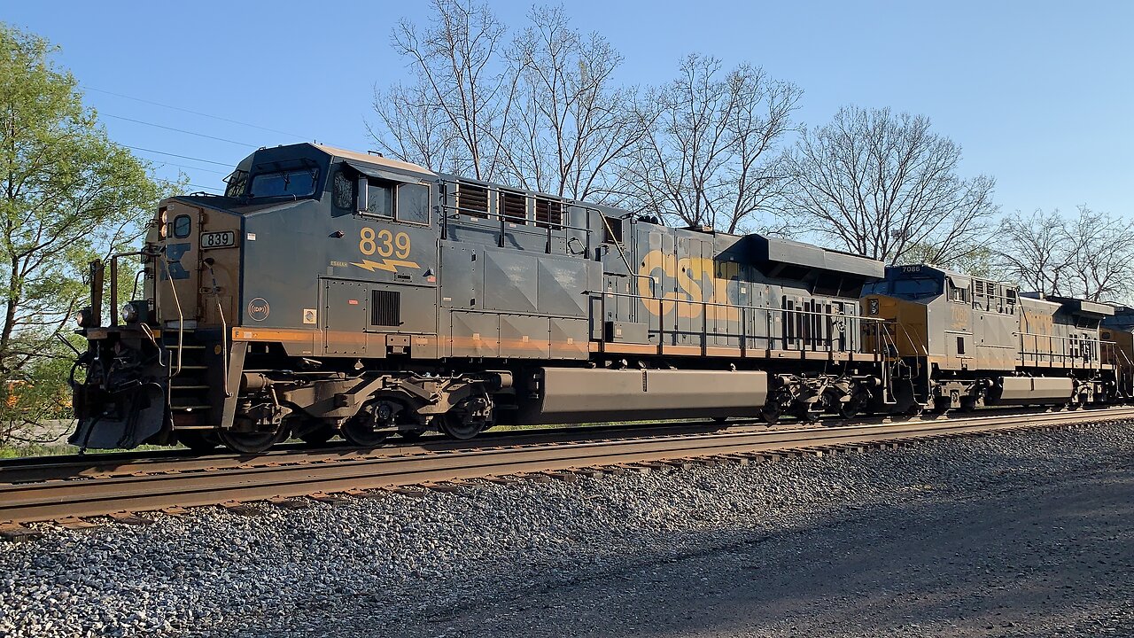 Amtrak gets up close and personal and reveals CSX Train after it passes