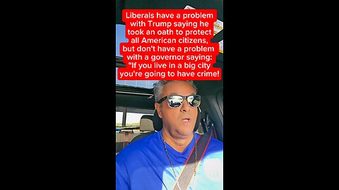 Liberals have a problem with Trump saying he took an oath to protect all American citizens