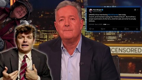 Piers Morgan is a Crybaby - Let's Talk About the Nick Fuentes Interview