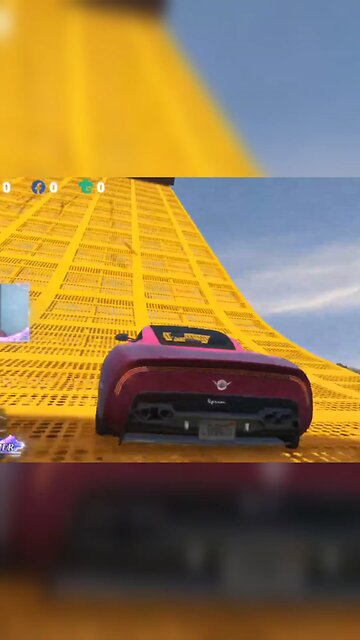 GTA V PARKOUR STUNT #GTA #GTAV #SHORTSFEED #SHORTVIDEO #GTAONLINE