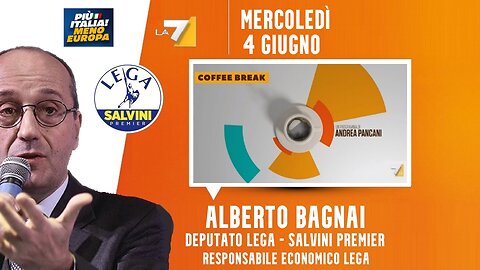 🔴 Interventi dell'On. Alberto Bagnai ospite a "Coffee Break" di Andrea Pancani (04.06.2025)